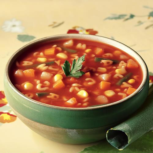 Amy’S Soup, Vegan Alphabet Soup, Low Fat, Made With Organic Potatoes, Carrots And Green Beans, Canned Soup, 14.1 Oz