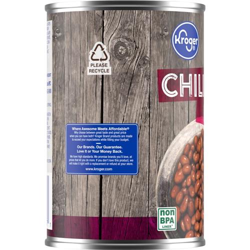 Kroger Chili Mild Canned Beans 15.5 oz