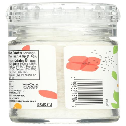 Whole Foods Market, Sea Salt With Built-In Grinder, 3.5 Oz