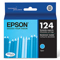 New, Pre-Owned - Epson 124 Cyan Ink Cartridge