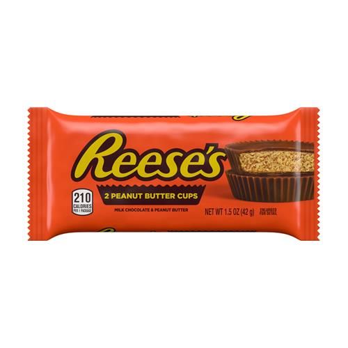 Reeses Milk Chocolate Peanut Butter Cups, Candy Pack, 1.5 Oz
