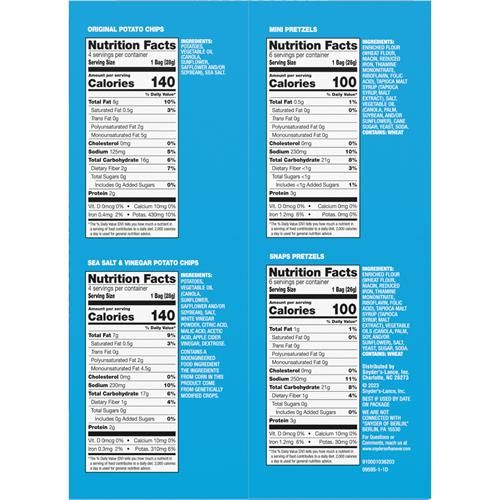 Snyders Of Hanover And Cape Cod Classic Mix Variety Pack, 20 Count Snack Bags