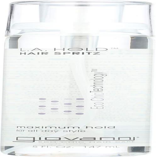 Giovanni L.A. Hold Hair Spritz - Maximum Hold Styling Spray, Lightweight, Lauryl & Laureth Sulfate Free - 5 Oz