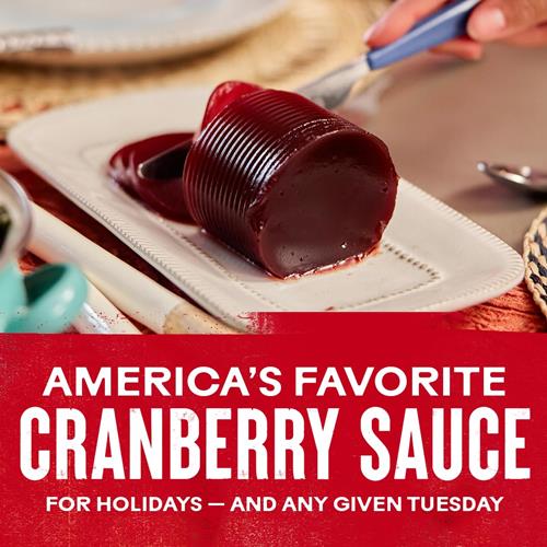 Ocean Spray Jellied Gluten Free Cranberry Sauce, 14 Ounce Can
