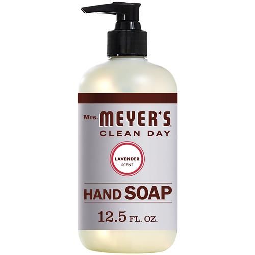 Mrs. Meyers Hand Soap, Made With Essential Oils, Biodegradable Formula, Lavender, 12.5 Fl. Oz