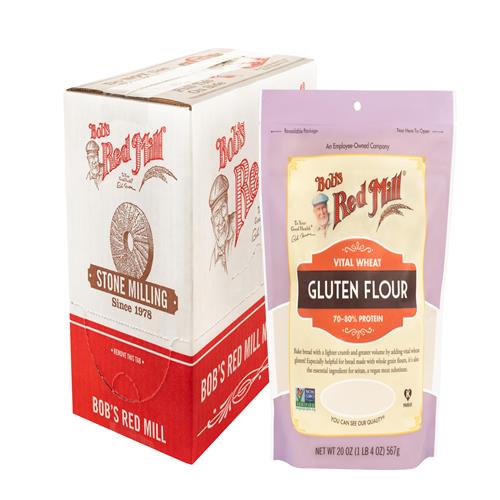 Bobs Red Mill Vital Wheat Gluten Flour, 20Oz (Pack Of 1) - Vegan, Keto Friendly, Kosher