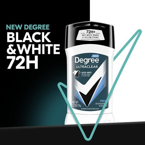 Degree Men Ultraclear Antiperspirant Deodorant Fresh 72-Hour Sweat & Odor Protection Antiperspirant For Men With Motionsense Technology 2.7 Oz