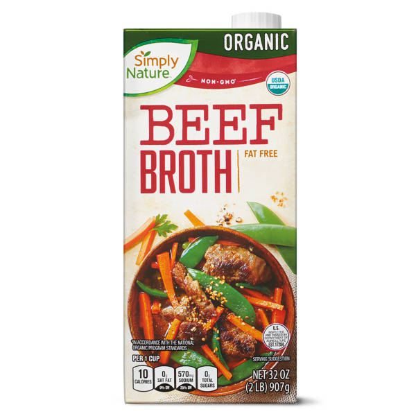 Simply Nature Organic  Beef Broth, 32 oz