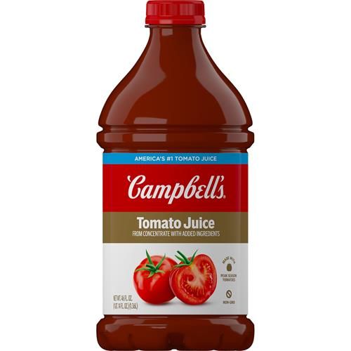 Campbell’S 100% Tomato Juice, 46 Fl Oz Bottle