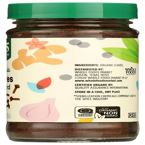 Whole Foods Market, Organic Cloves Ground, 1.87 Oz