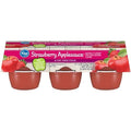 Kroger Strawberry Applesauce Cups 6 ct / 4 oz