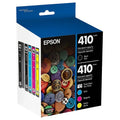 New, Pre-Owned - Epson 410 Black, Photo Black and Color Ink Cartridges