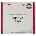 New, Pre-owned, Original Canon GPR-27 Standard Yield magenta Toner Cartridge, 9643A008AA