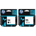 New, Pre-Owned - HP 94 Black & New, Pre-Owned - HP 95 Tri-Color Ink Cartridge