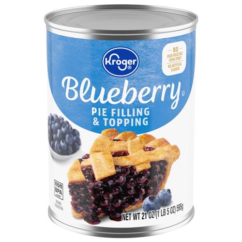 Kroger Blueberry Pie Filling 21 oz