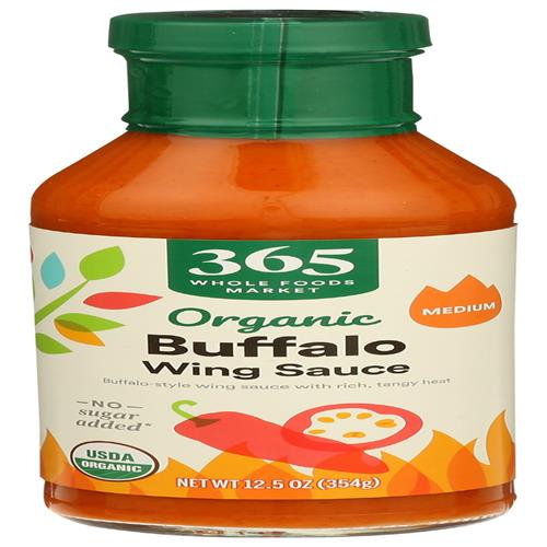 Whole Foods Market Organic Buffalo Wing Sauce, 12.5 Ounce