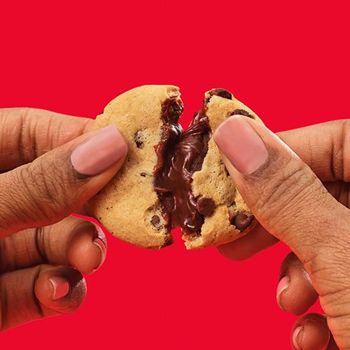 Chips Ahoy! Chewy Hersheys Fudge Filled Soft Chocolate Chip Cookies, Family Size, 14.85 Oz