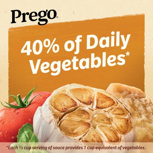 Prego Pasta Sauce, Italian Tomato Sauce With Roasted Garlic & Parmesan Cheese, 24 Oz Jar