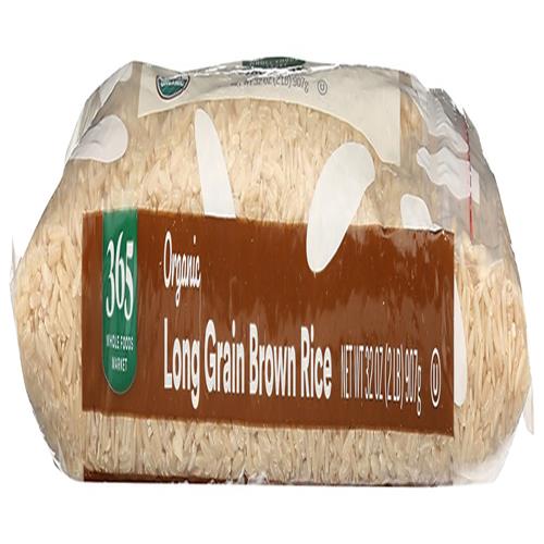 Whole Foods Market Organic Long Grain Brown Rice, 32 Oz