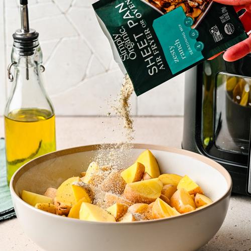 Simply Organic Sheet Pan Seasoning, Zesty Ranch, 0.99 Ounce (Pack Of 12)