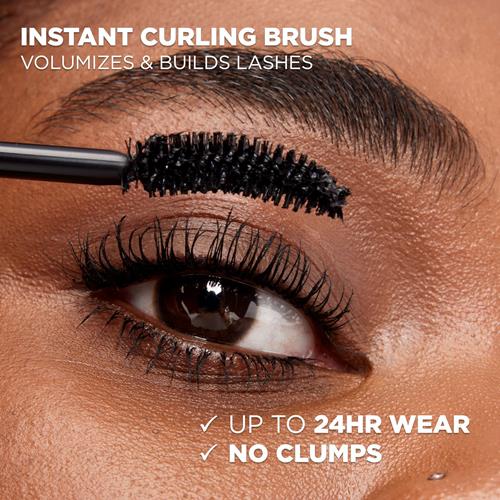 Loreal Paris Makeup Voluminous Original Curved Brush Mascara, Black, 0.28 Fl Oz