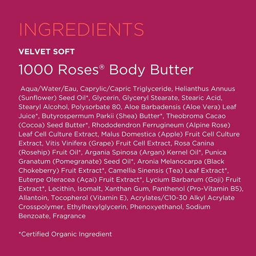 Andalou Naturals Body Btr, 1000 Roses, Velvet Soft, 8 Fl Oz