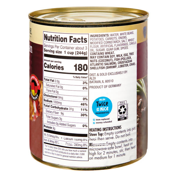 Deutsche Küche German Bean Soup, 28 oz