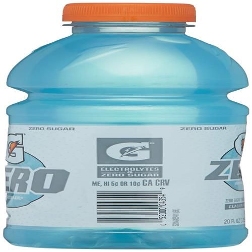 Gatorade Zero Glacier Freeze Thirst Quencher, 20 Fl Oz Bottle