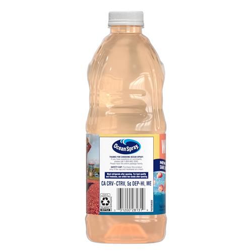 Ocean Spray White Cran-Peach Juice Drink, 64 Fl Oz Bottle (Pack Of 1)
