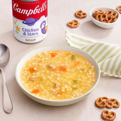 Campbells Condensed Kids Chicken And Stars Soup, 10.5 Oz Can