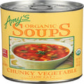 Amys Organic Chunky Vegetable Soup, Low Fat, 14.3-Ounce