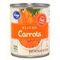 Kroger No Salt Added Sliced Carrots 8.25 oz