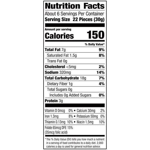 Goldfish Mega Bites, Sharp Cheddar Crackers, 5.9 Oz Bag