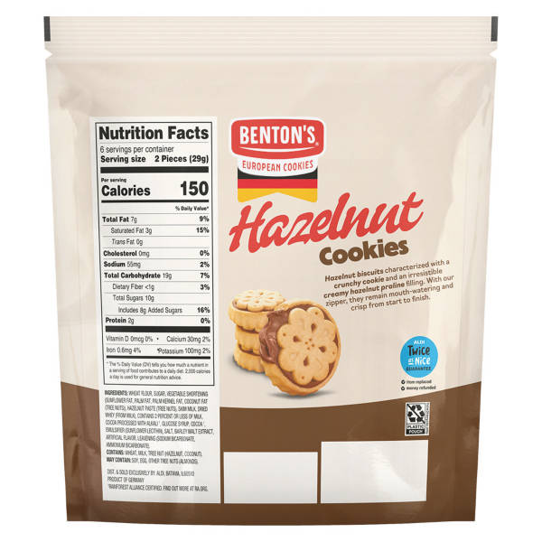 Benton's Hazelnut Cookies, 6.07 oz