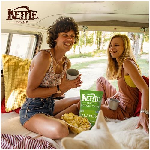 Kettle Brand Jalapeno Kettle Potato Chips, Gluten-Free, Non-Gmo, 7.5 Oz Bag