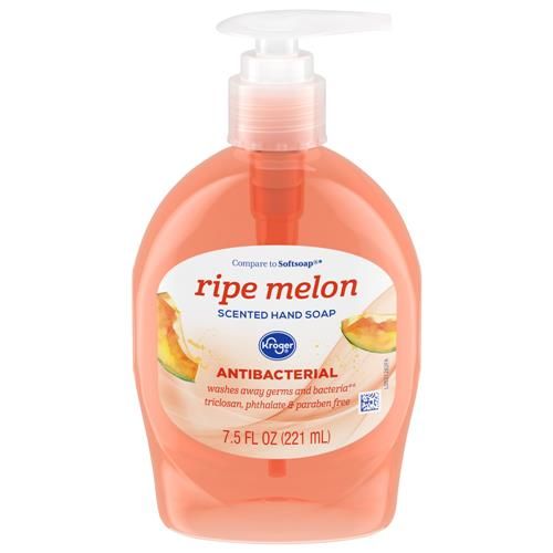 Kroger Ripe Melon Scent Antibacterial Liquid Hand Soap 7.5 fl oz