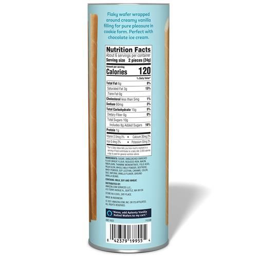 Aplenty Vanilla Rolled Wafers, 5 Oz