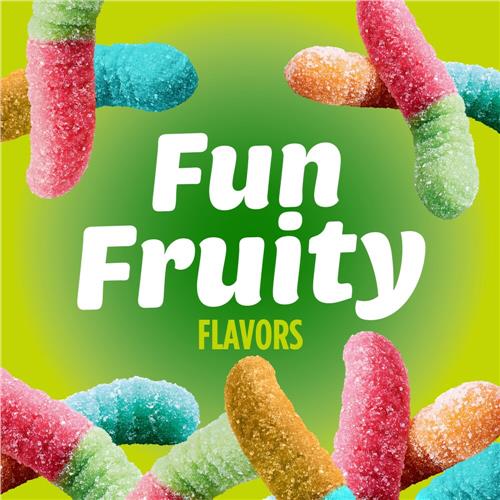 Kroger Sour Neon Gummi Worms Candy Bag 6 oz