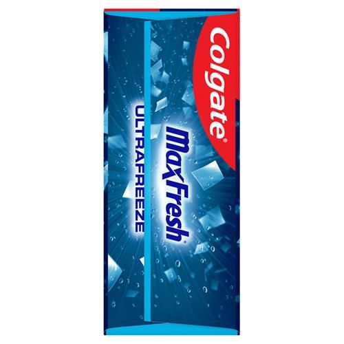 Colgate Maxfresh Whitening With Breath Strips Toothpaste Clean Mint 12.6 Ounce Total (2 Pack)