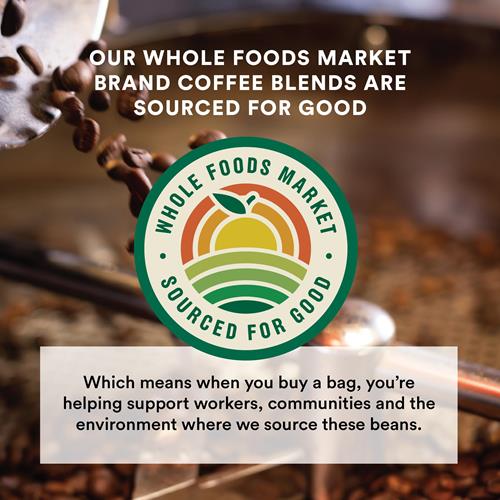 Whole Foods Market, Organic Italian Roast Coffee, Dark Whole Bean, 12 Ounce