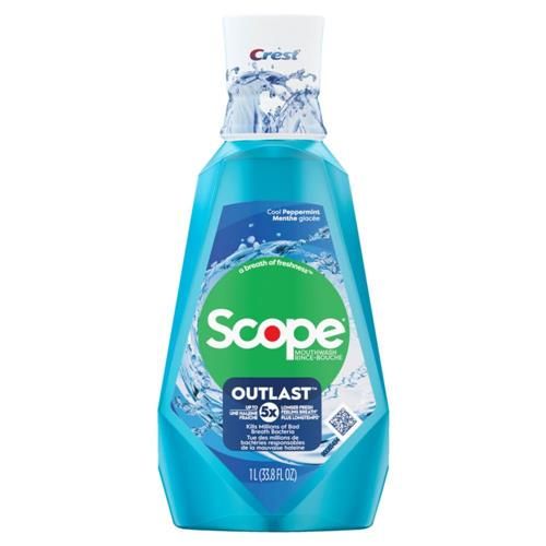 Crest Scope Outlast Mouthwash, Long Lasting Peppermint, 1 L (Sg_B019fgcow6_Us)