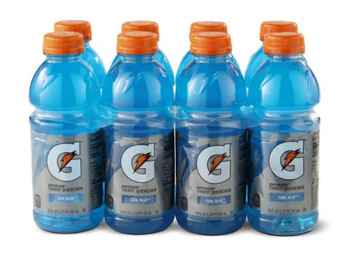 Gatorade Cool Blue Sports Drink, 20 oz bottles, 8 pack