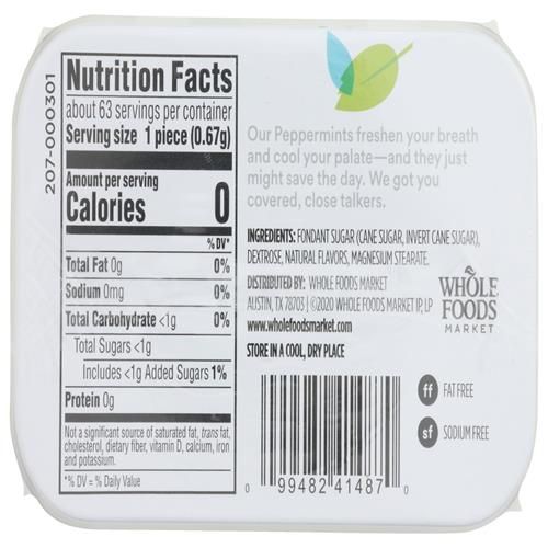 Whole Foods Market, Peppermints, 1.5 Oz