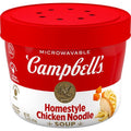 Campbells Homestyle Chicken Noodle Soup, 15.4 Oz Microwavable Bowl