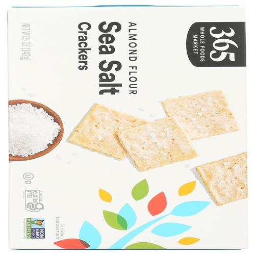 Whole Foods Market, Almond Flour Sea Salt Crackers, 5 Ounce
