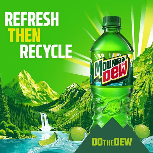 Mountain Dew, 16.9 Fl Oz Bottles, 6 Pack