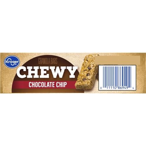 Kroger Chocolate Chip Chewy Granola Bars 8 ct