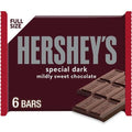 Hersheys Special Dark Mildly Sweet Chocolate Candy Bars, 1.45 Oz (6 Count)