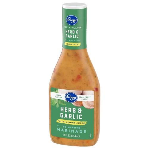 Kroger Herb & Garlic Marinade 12 fl oz