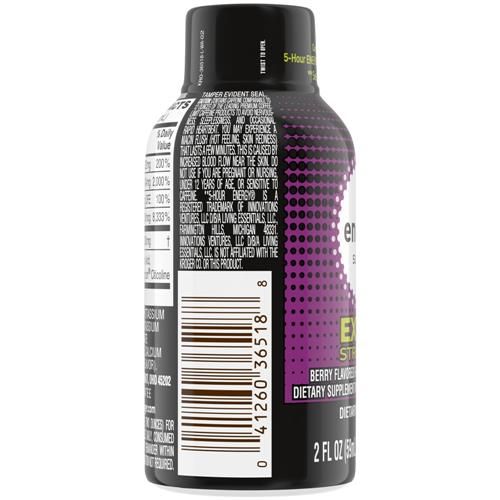 Kroger Berry Energy Drink Shot Bottle 2 fl oz